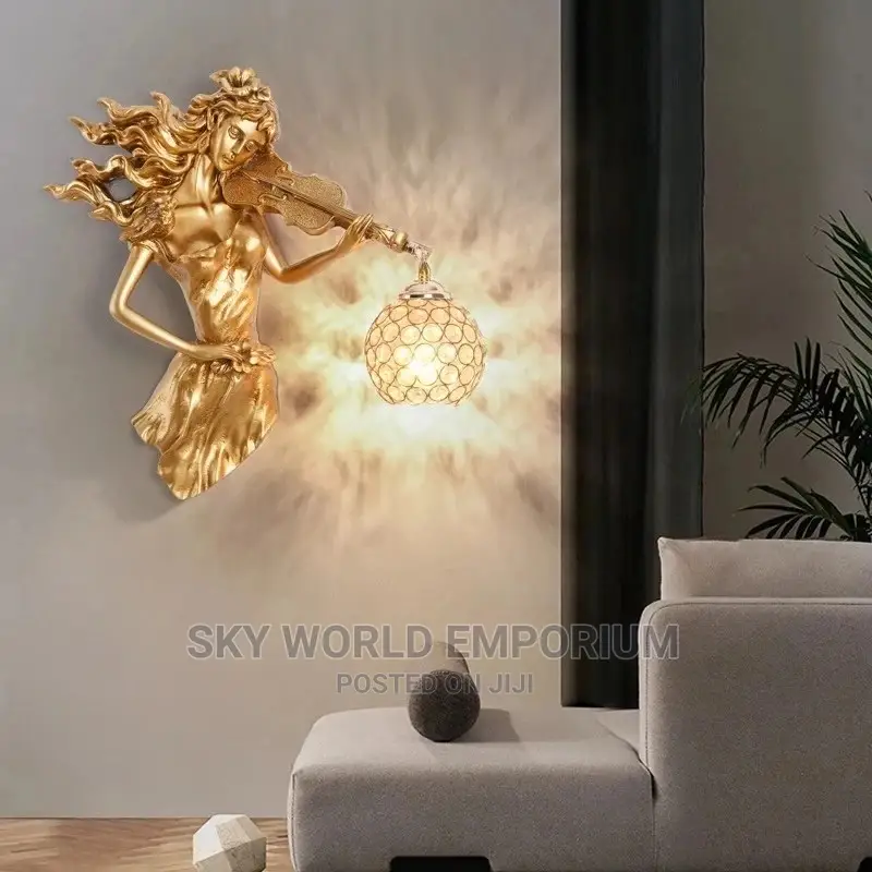 Modern Violinist Wall Light