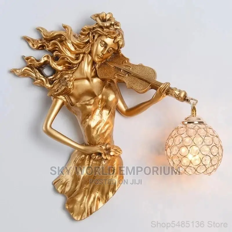 Modern Violinist Wall Light