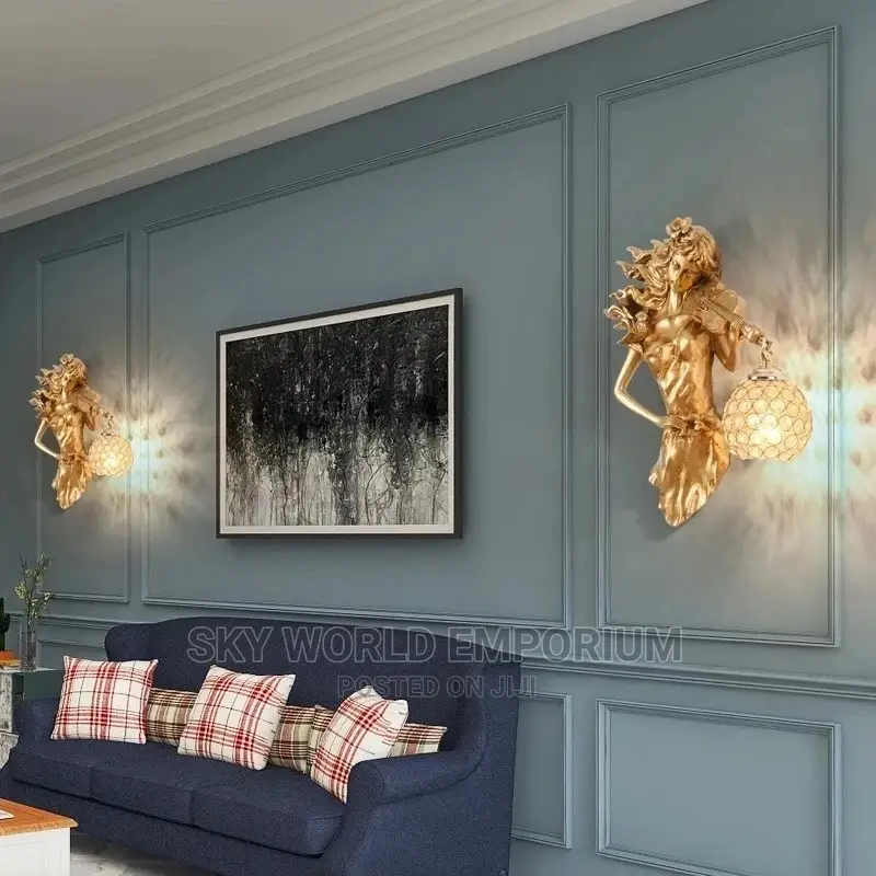 Modern Violinist Wall Light