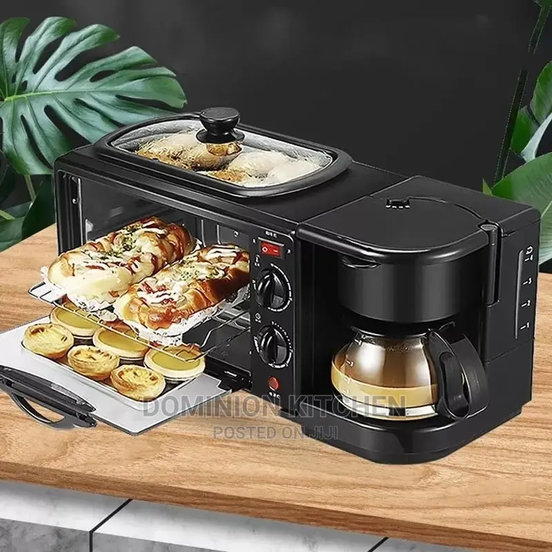 Sokany 3 in 1 Breakfast Maker Machine With Grill-600w