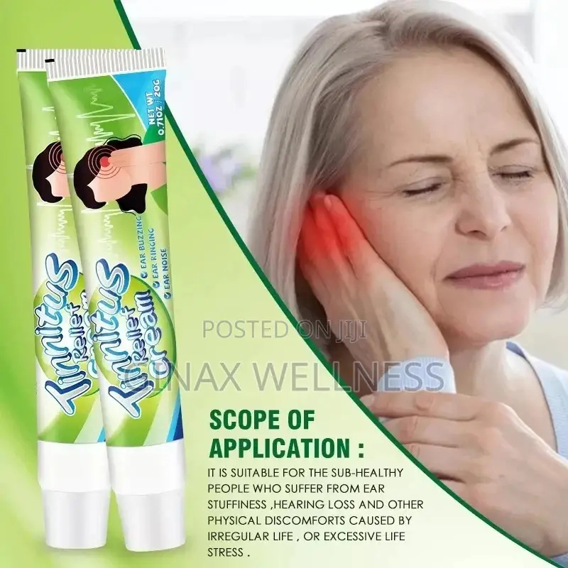 Tinnitus Relief Cream for Ear Buzzing,Ear Ringing and Noise