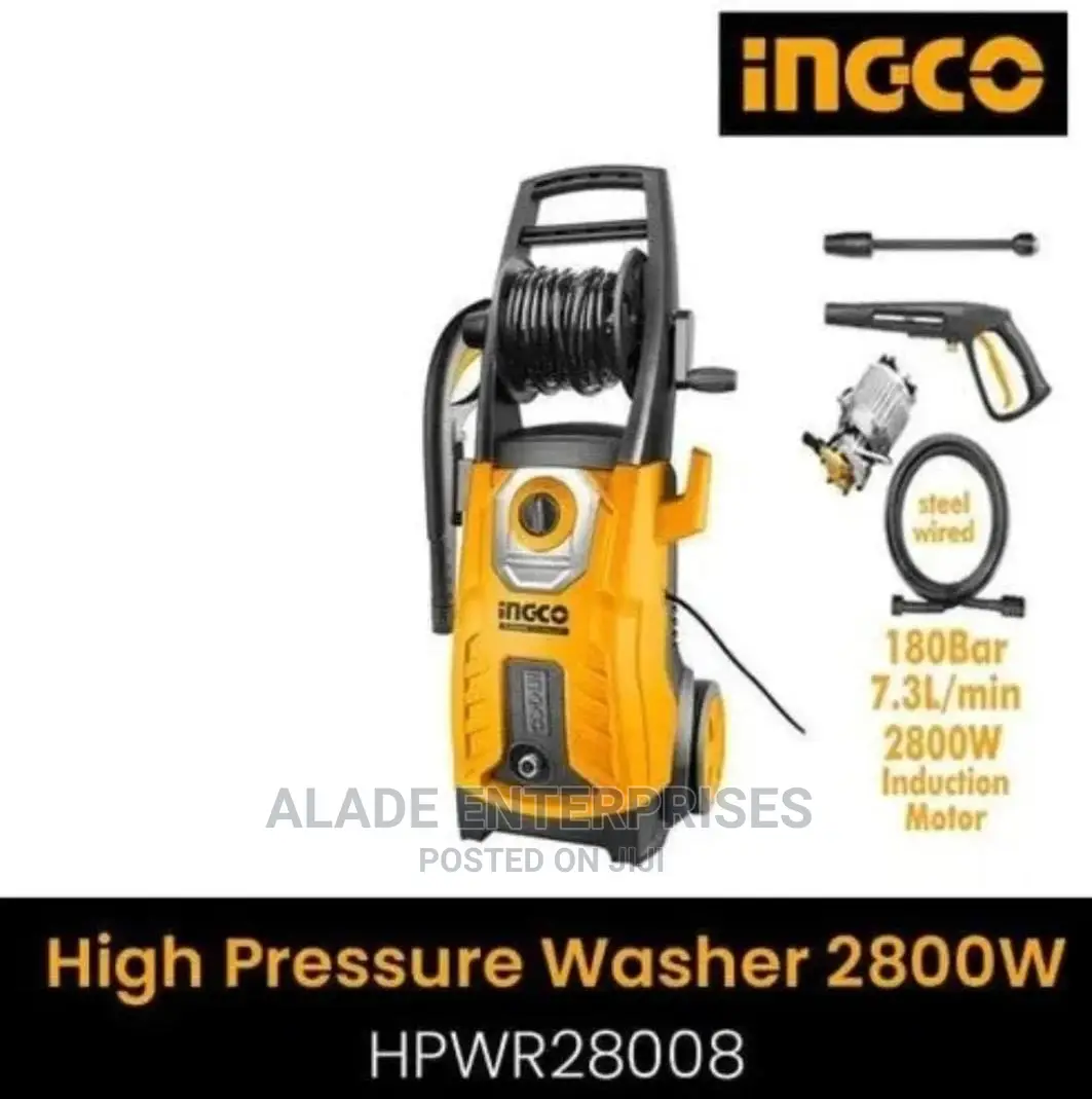 Ingco High Pressure Washer 2800W 180bar With Auto Shut Off