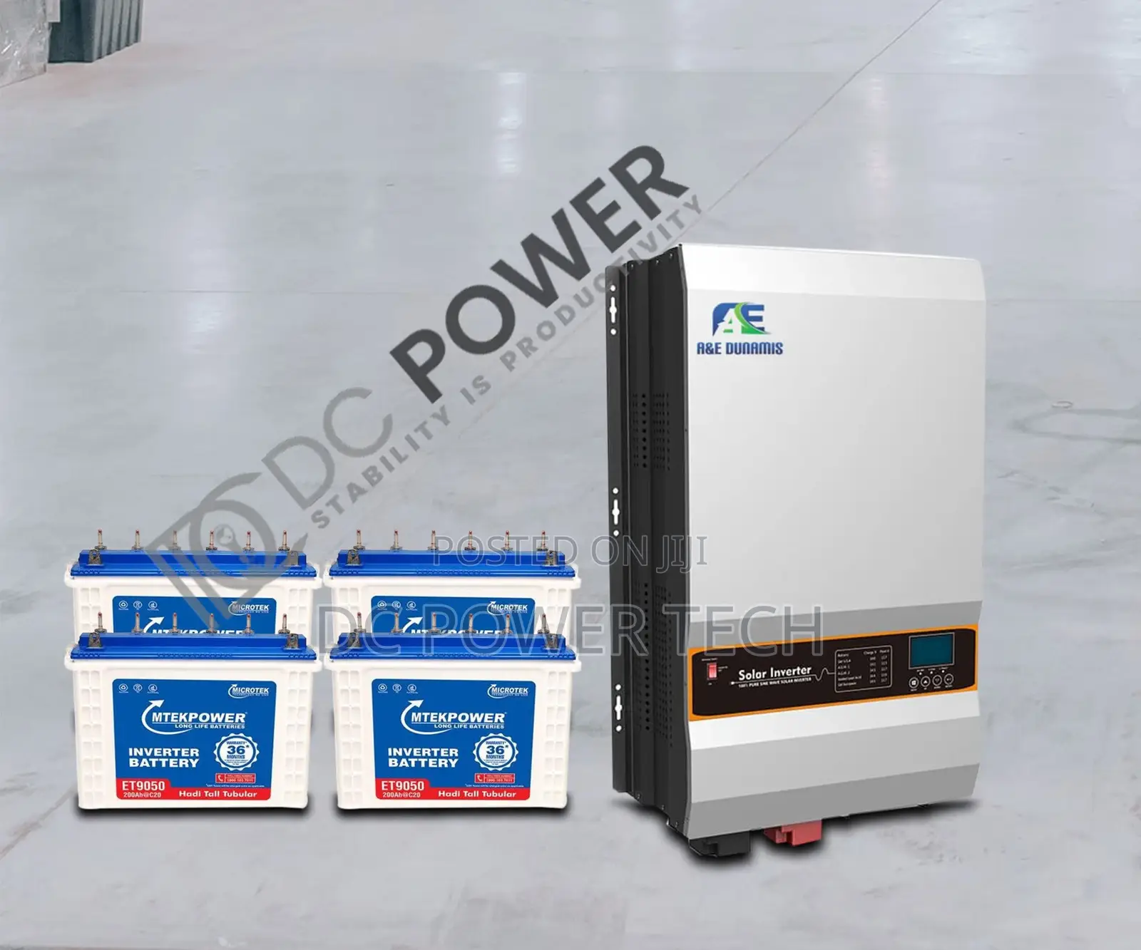 10kva/48v Pure Sine Wave Inverter With 4 Tubular Batteries