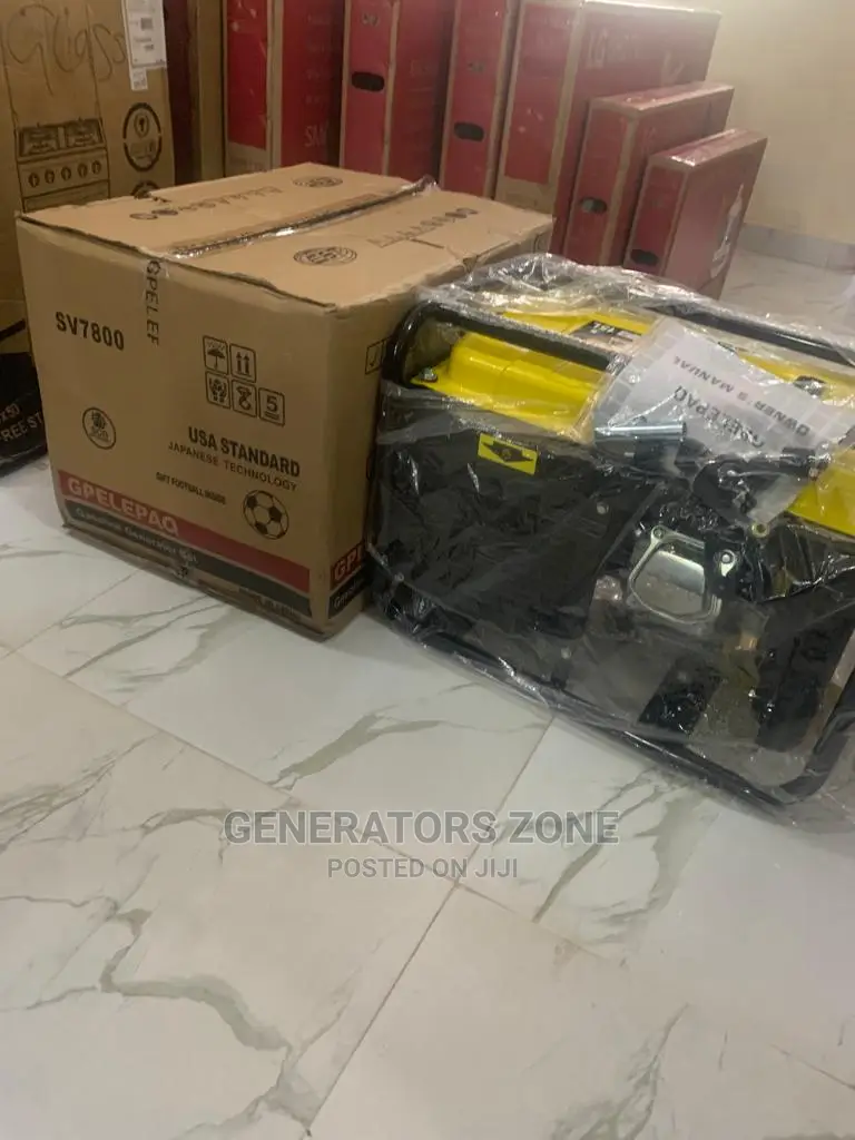 Elepaq 4.5kva Brand New Generator -Manual Sv7800