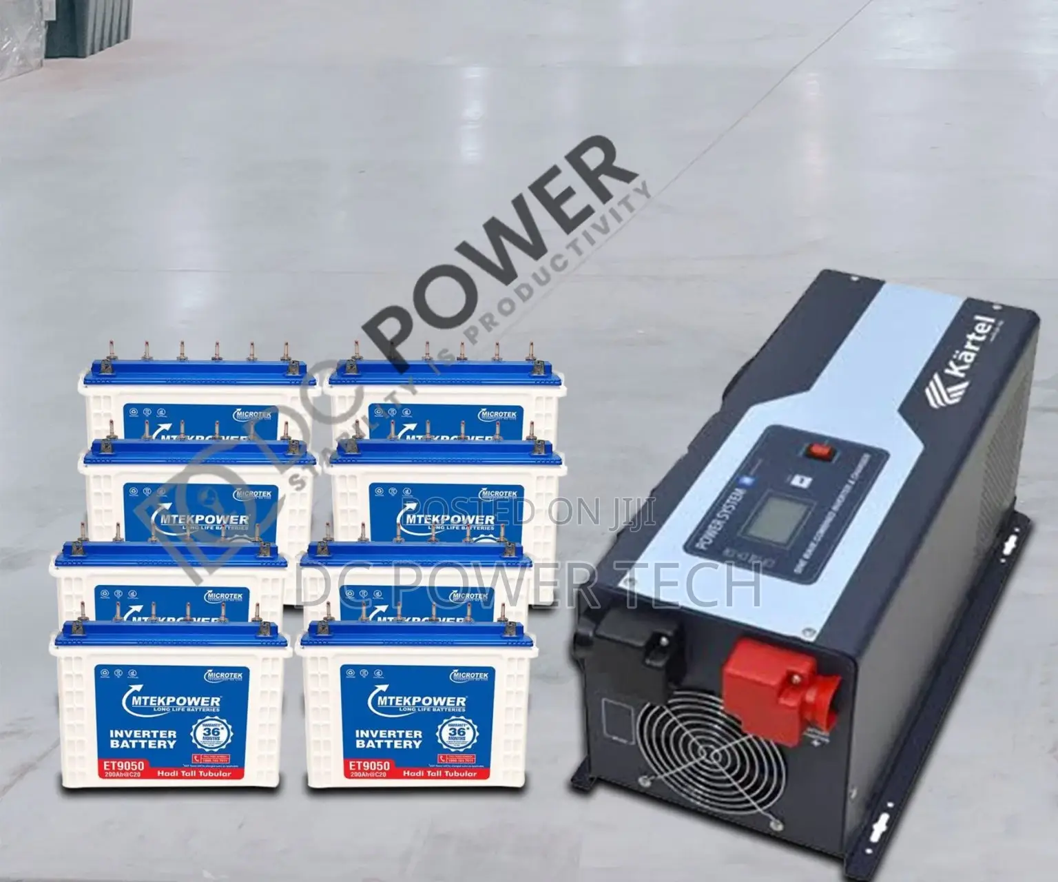 7.5kva/48v Pure Sine Wave Inverter With 8 Tubular Batteries