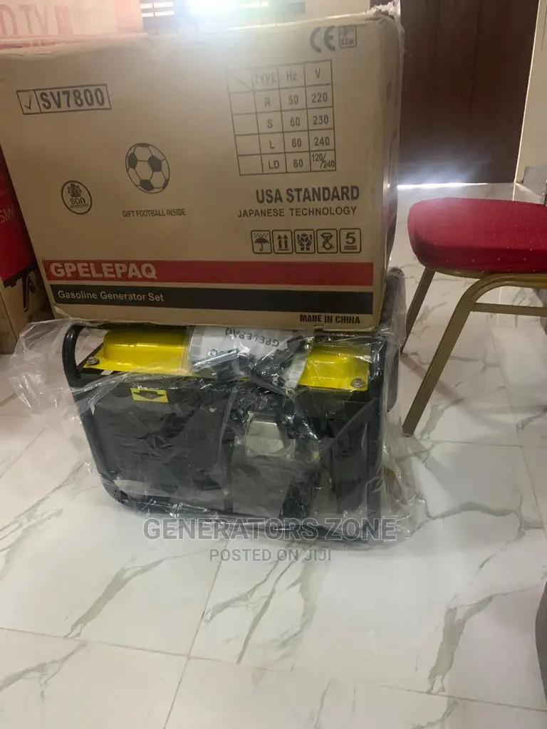 Elepaq 4.5kva Manual Generator Sv7800 Rated 4.5kva Capacity