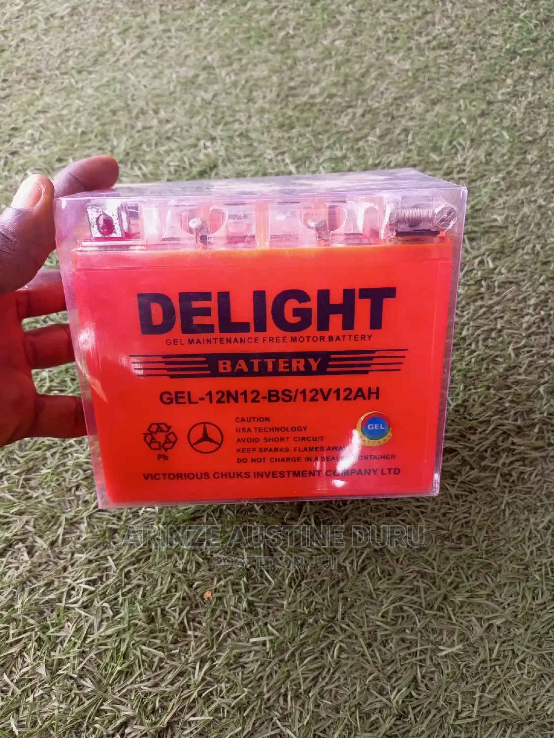 Mecedex Benz Auxiliary Battery 12ahs/ 12 Volt