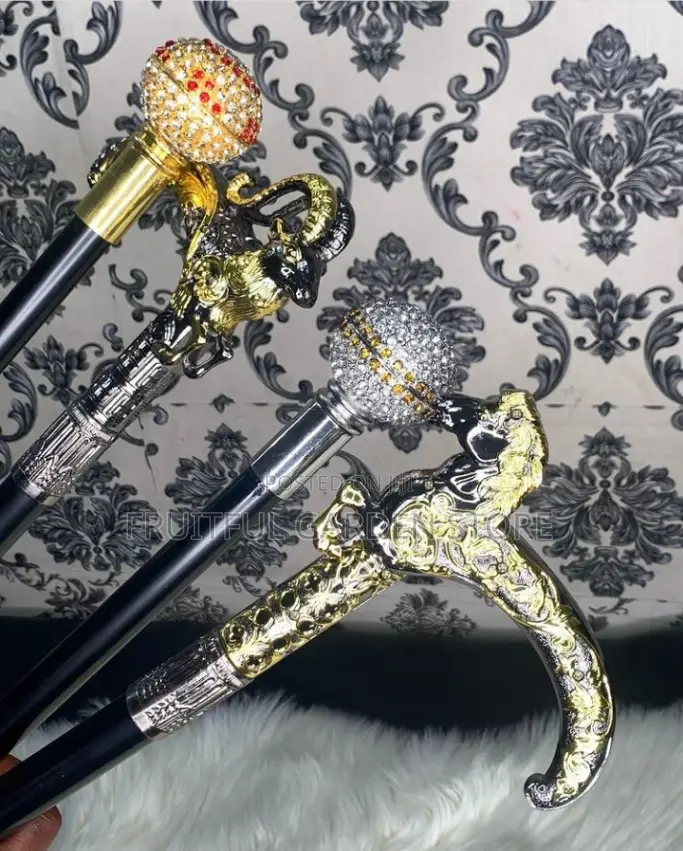 Walking Stick and Hat for Men