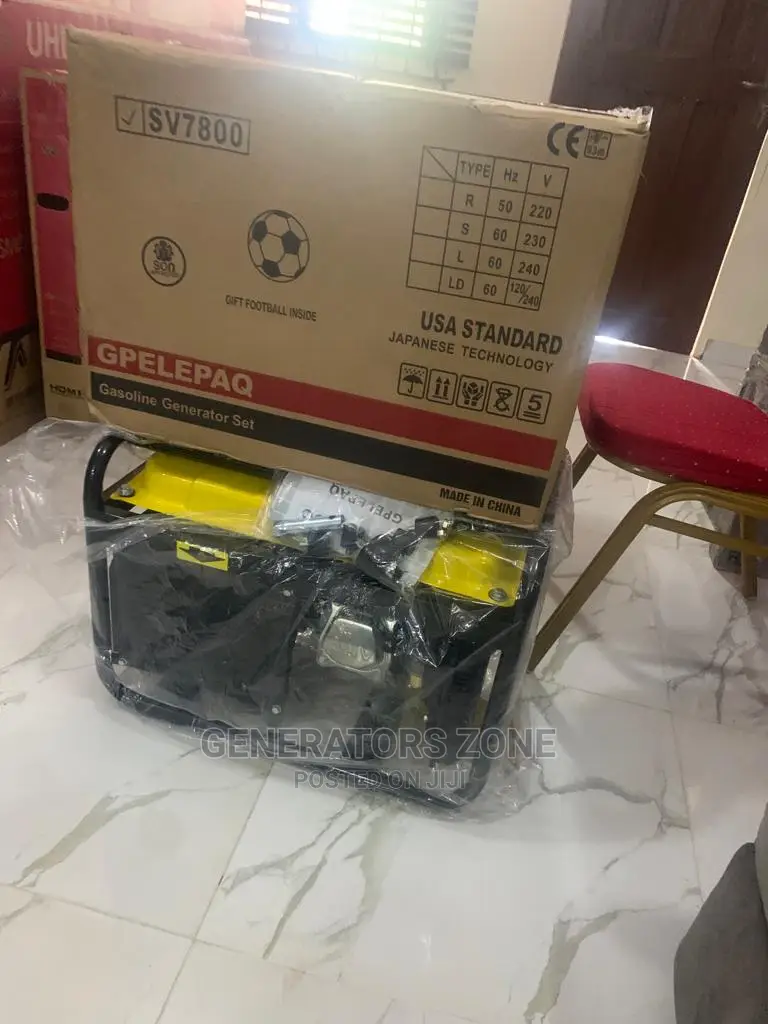 Sv7800 Elepaq Brand New Generator Manual 4.5kva