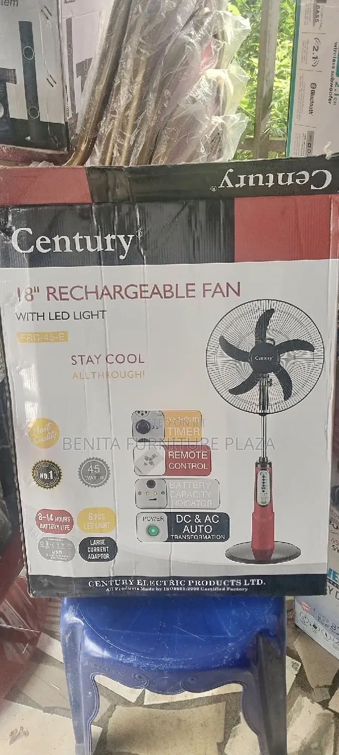 New Century Rechargeable Fan