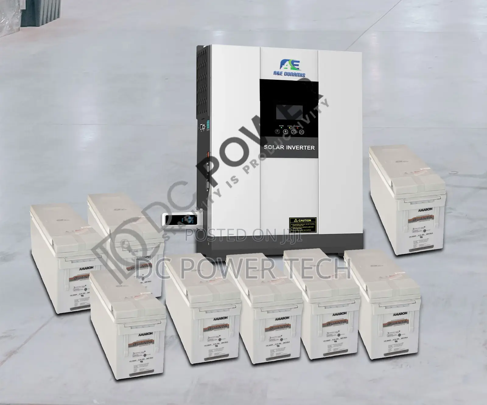 5kva/48v Hybrid Inverter With 8 Tubular Batteries
