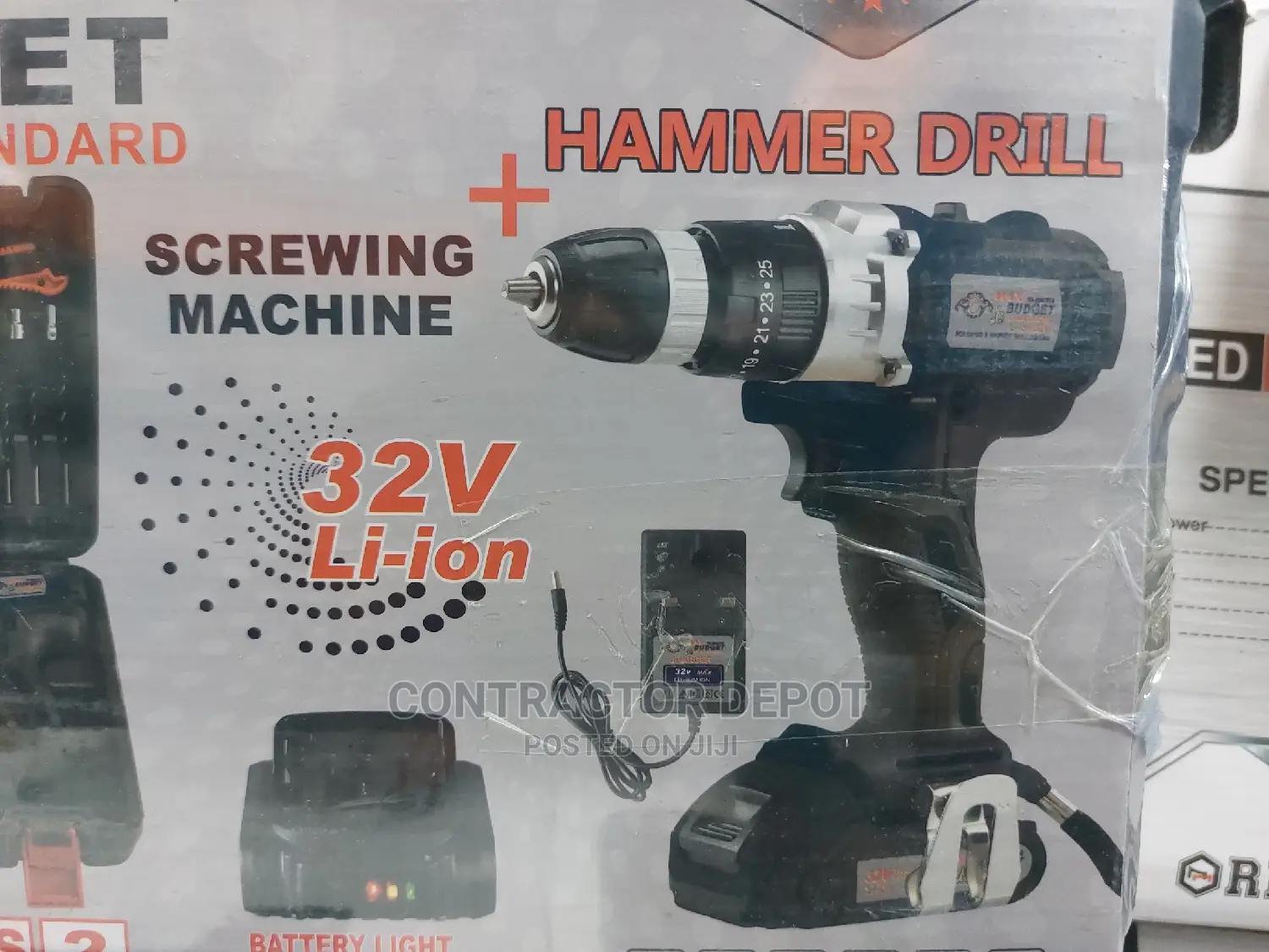 32V POWER Cordless Drill With Hammer Drill