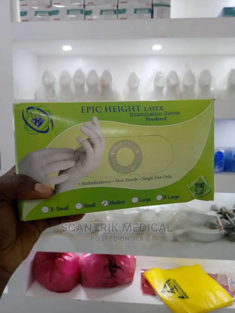 Disposable Medical Latex Examination Gloves