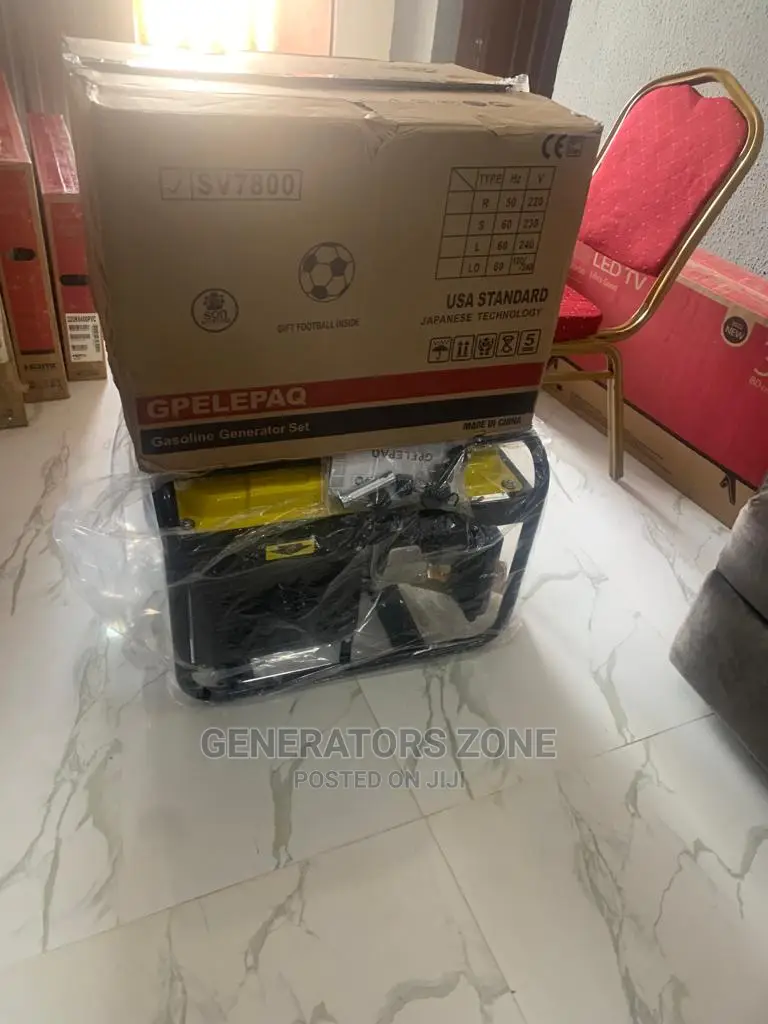 Elepaq 4.5kva Manual Generator Sv7800- Brand New