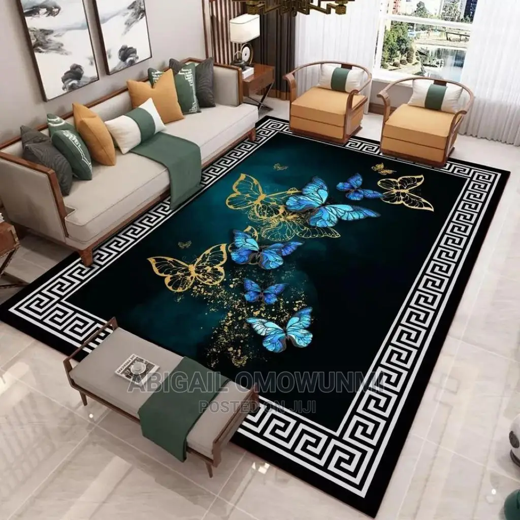 Quality Living Room Designed Super Soft Center Rug.