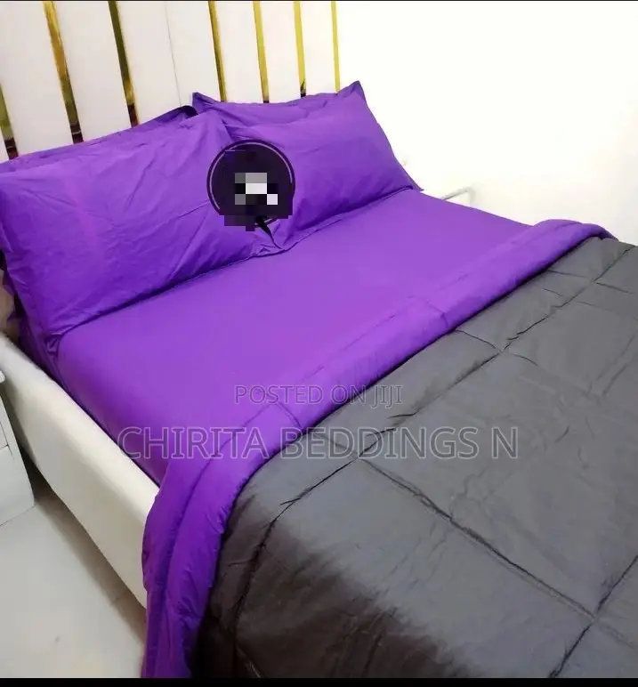 Plain Bedsheet and Duvet