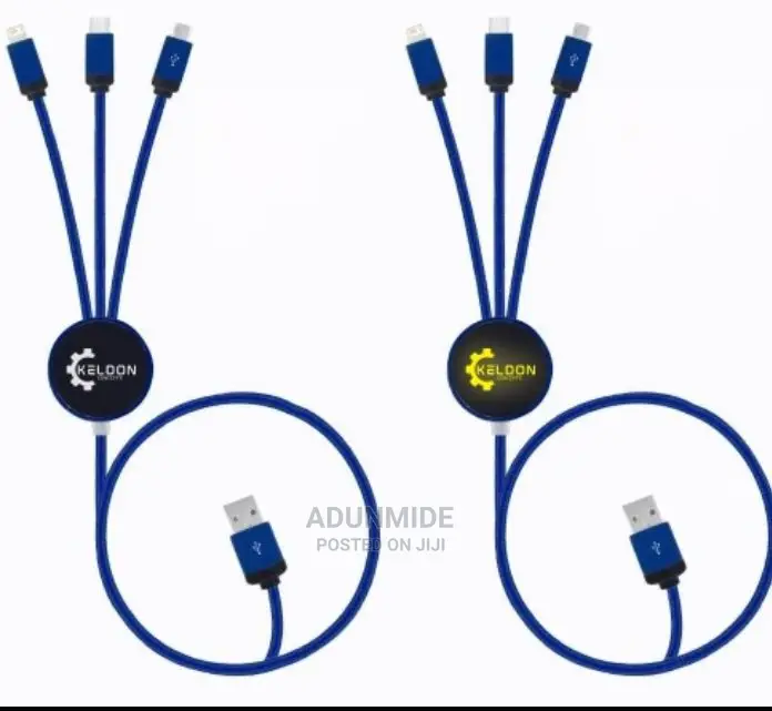 3 in 1 Led Display Fast Charging Cable