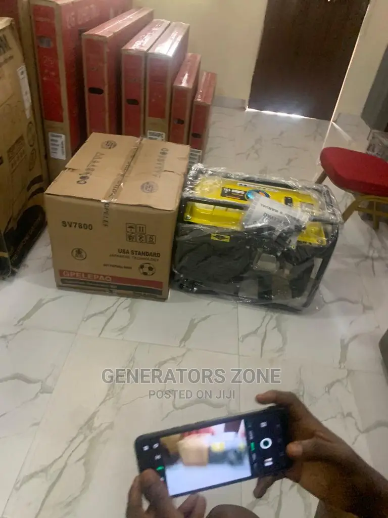 Elepaq Rated 4.5kva Manual Generator Sv7800