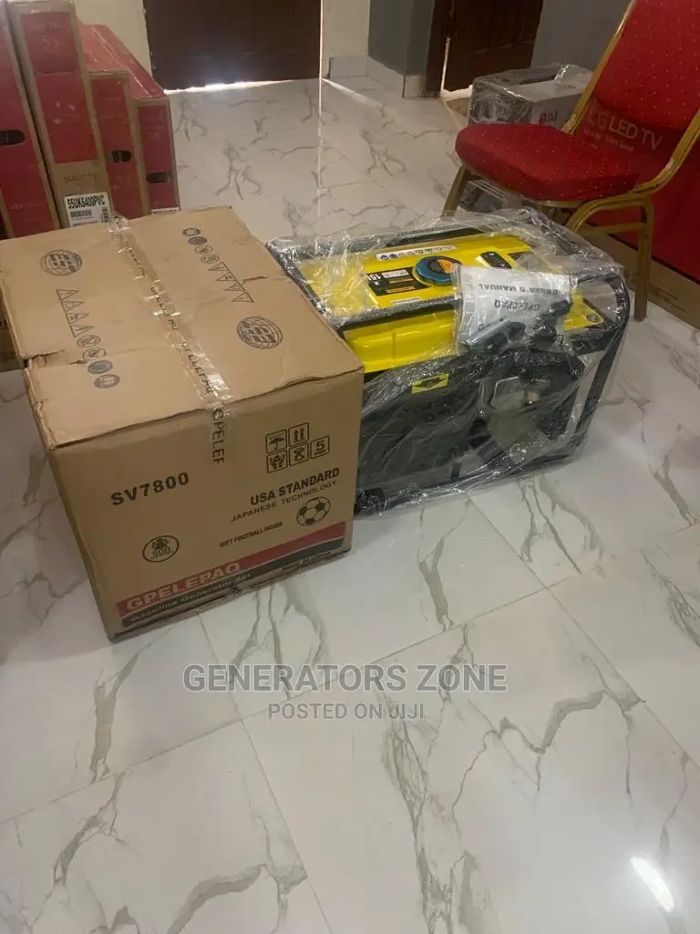 Elepaq 4.5kva Manual Generator Sv7800 - Yellow Tank