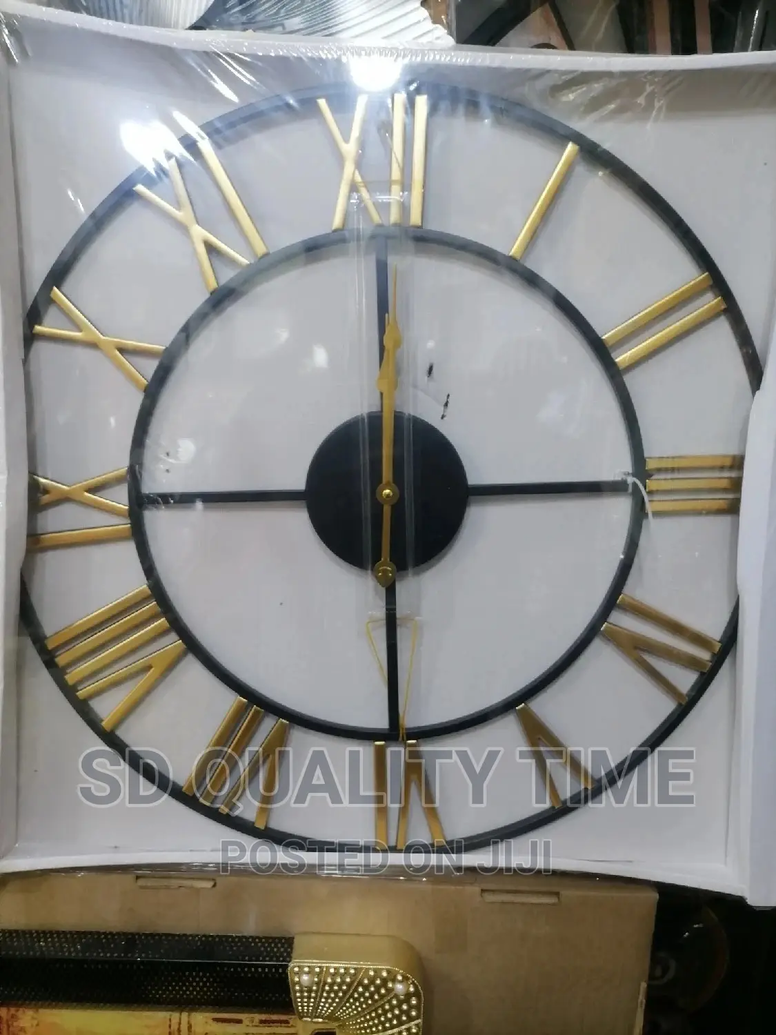 Roman Figure Iron Clock