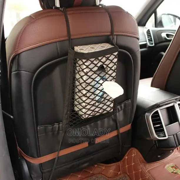 Car Back Seat Mesh Storage Organizer