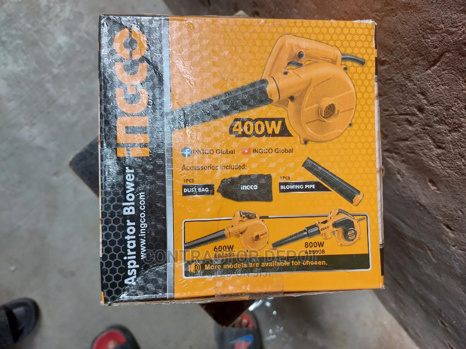 Ingco 2 in 1 Home Aspirator Blower + Vacuum Cleaner - 400W