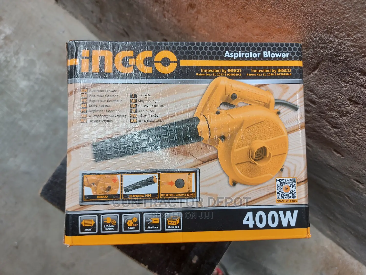 Ingco 2 in 1 Home Aspirator Blower + Vacuum Cleaner - 400W