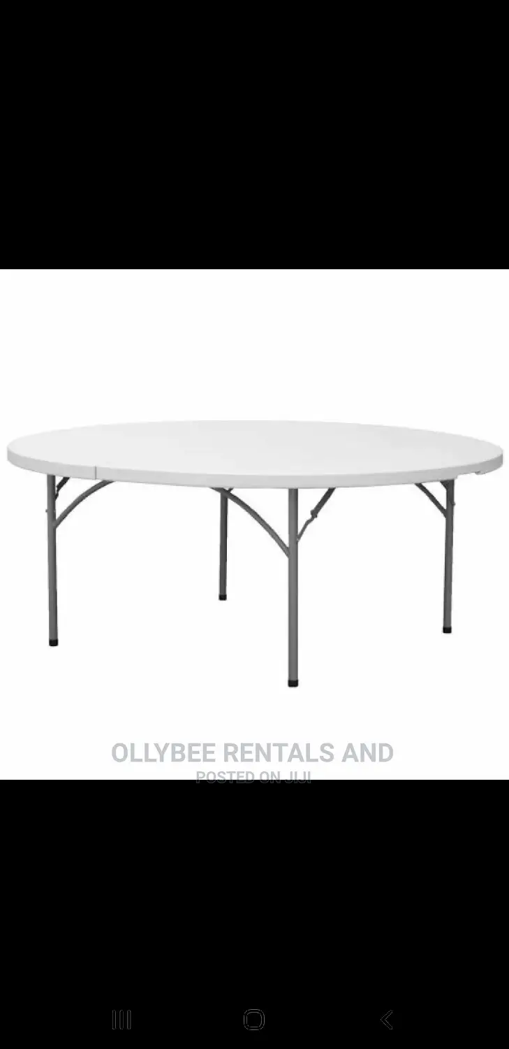 Rentals; Plastic Chairs and Tables