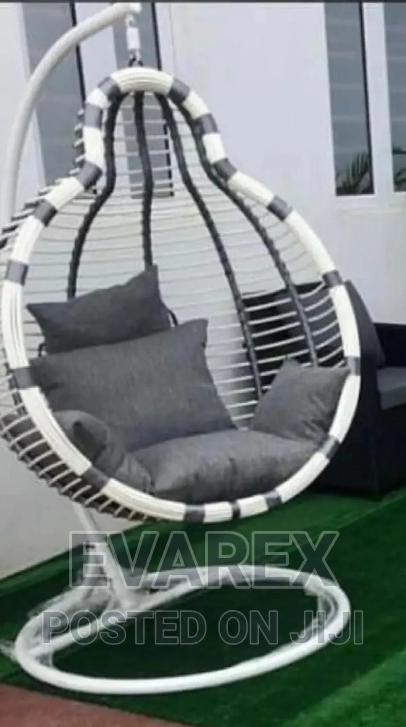 Single Big Swing Chair Brown. Black Swing Chair,
