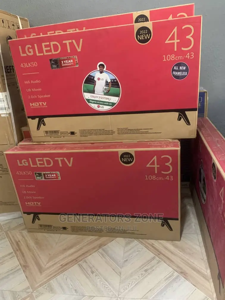 Brand New LG 43 Inches LED TV With 2 Yrs Warranty
