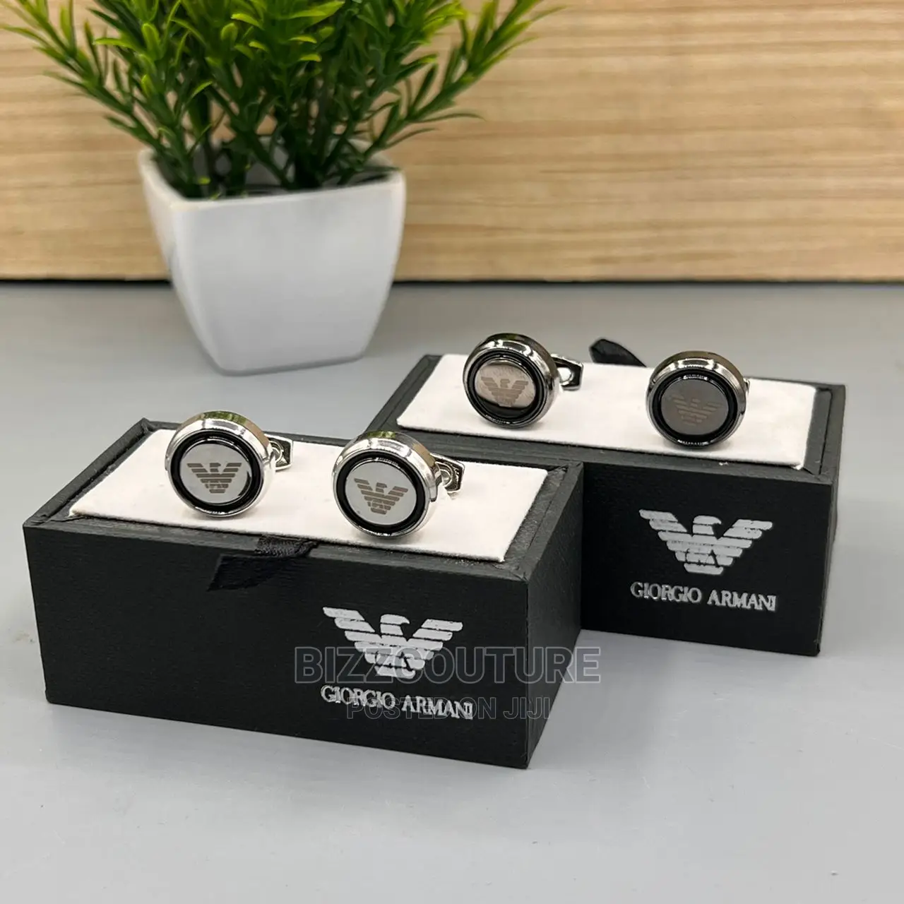 High Quality EMPORIO ARMANI Cuff Links Available in Store