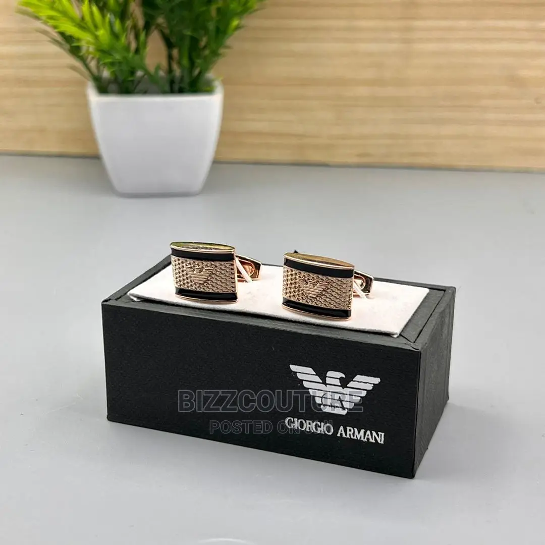 High Quality EMPORIO ARMANI Cuff Links Available in Store