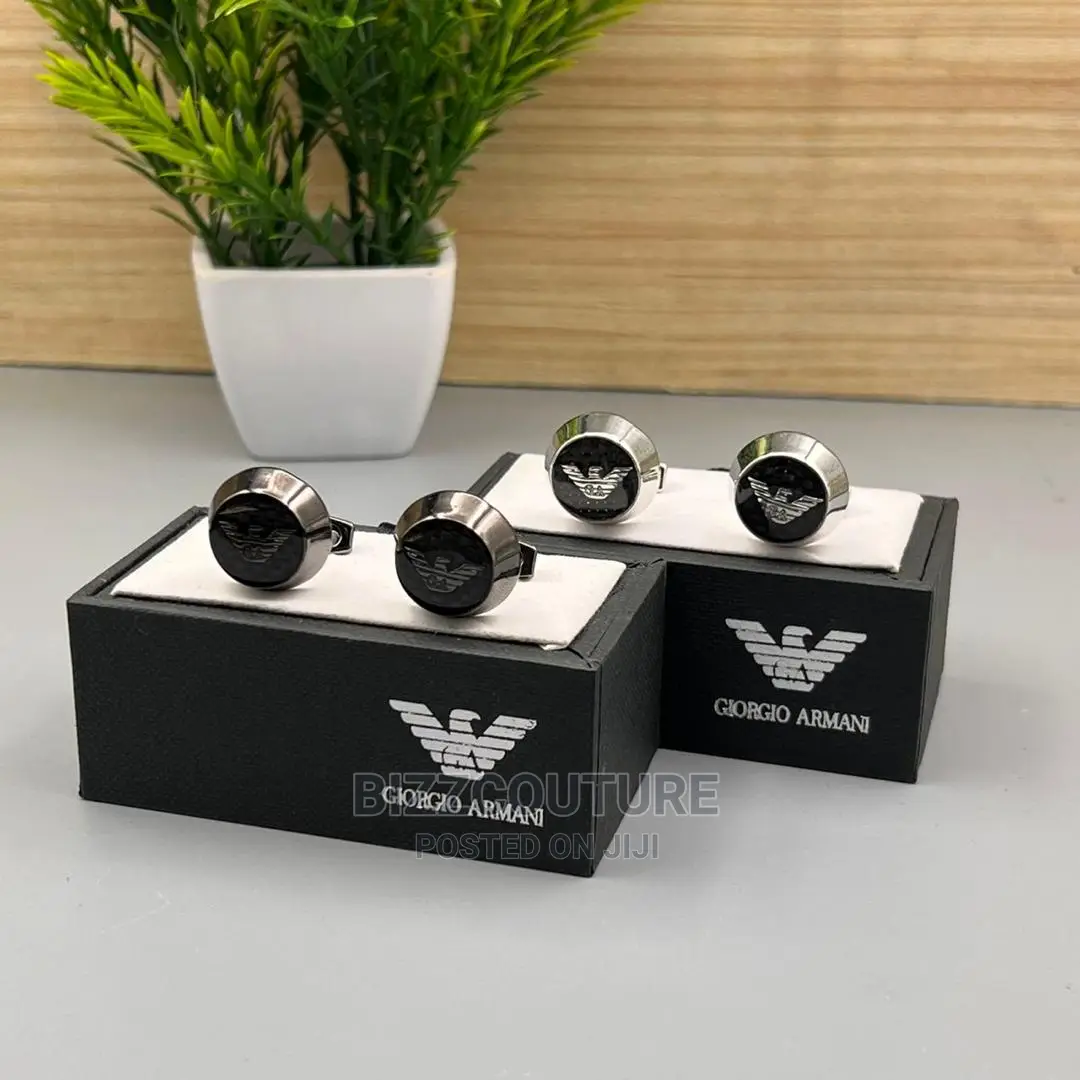 High Quality EMPORIO ARMANI Cuff Links Available in Store