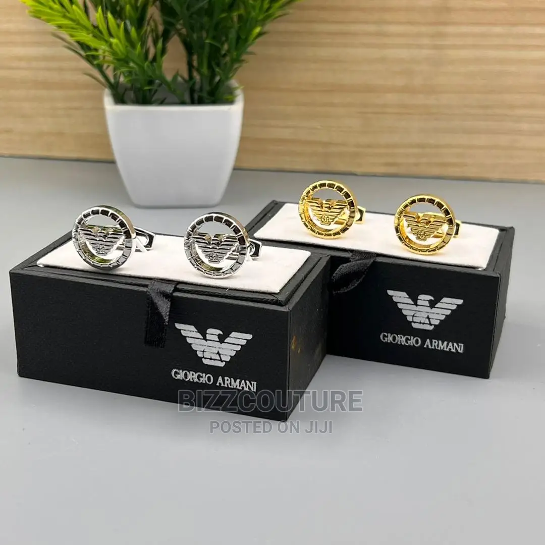 High Quality EMPORIO ARMANI Cuff Links Available in Store