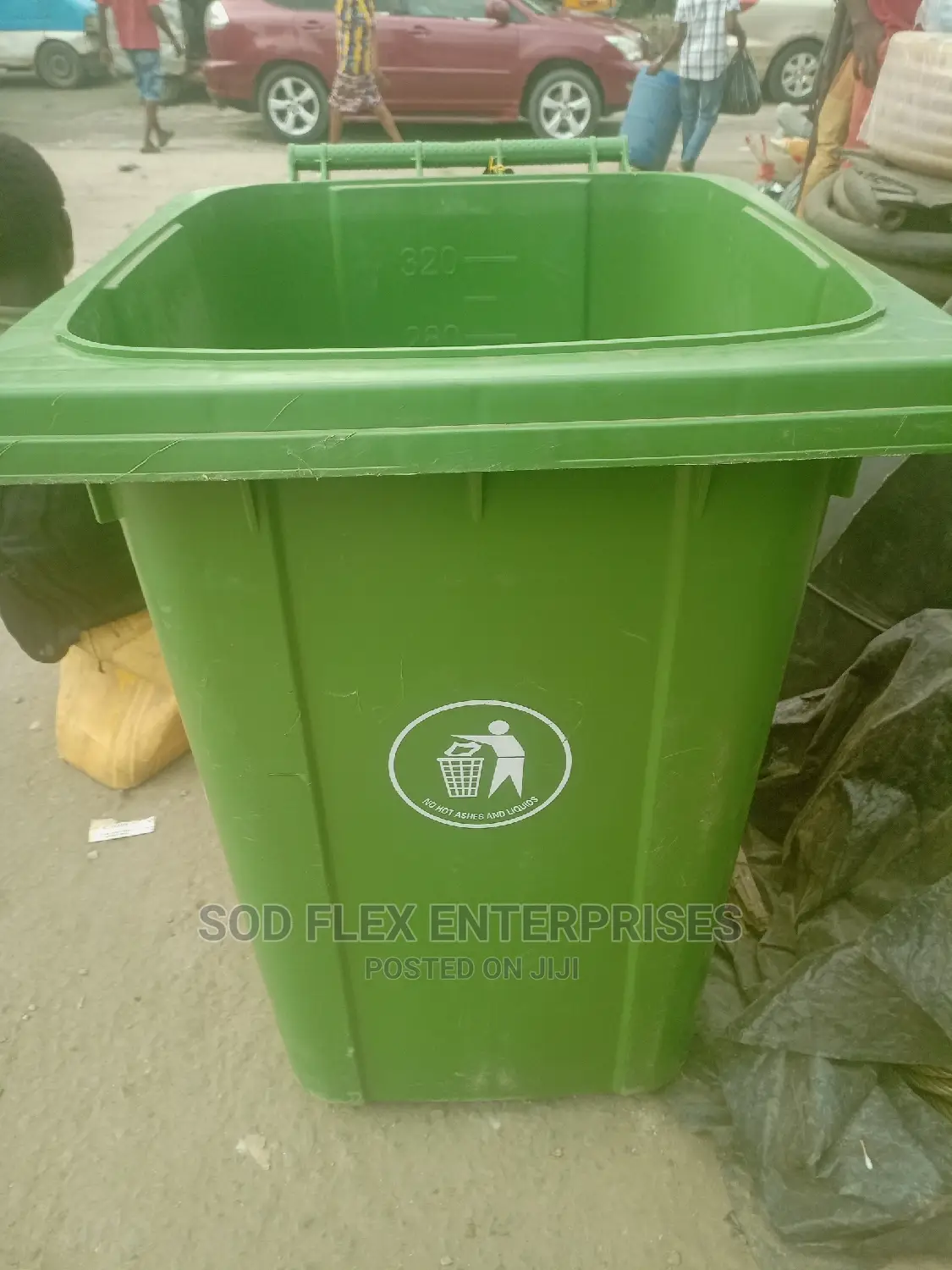 360l Rubber Waste Bin