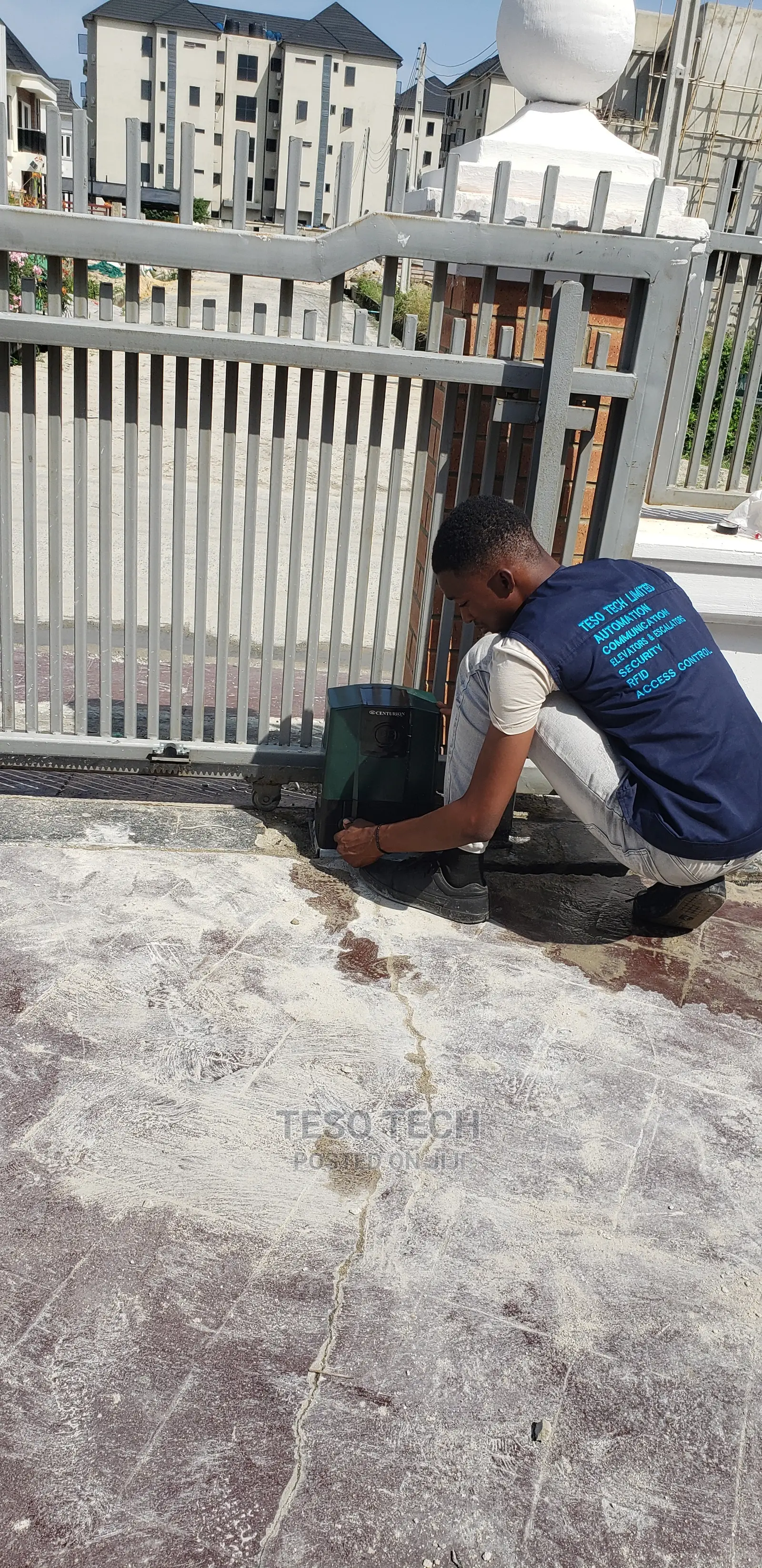Motorized Sliding Gate Installation By Teso Tech