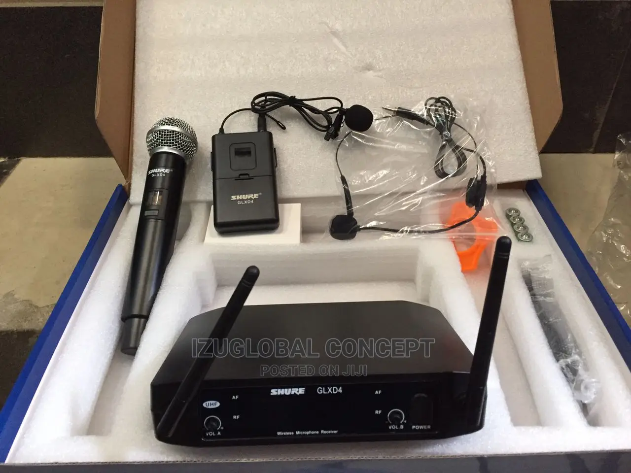Glxd4 Lavaliere Lapel Overhead and Hand Wireless Mic