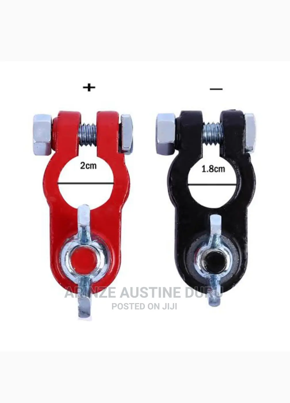 2pairs Car Battery Cable Terminal Clamps-connectors