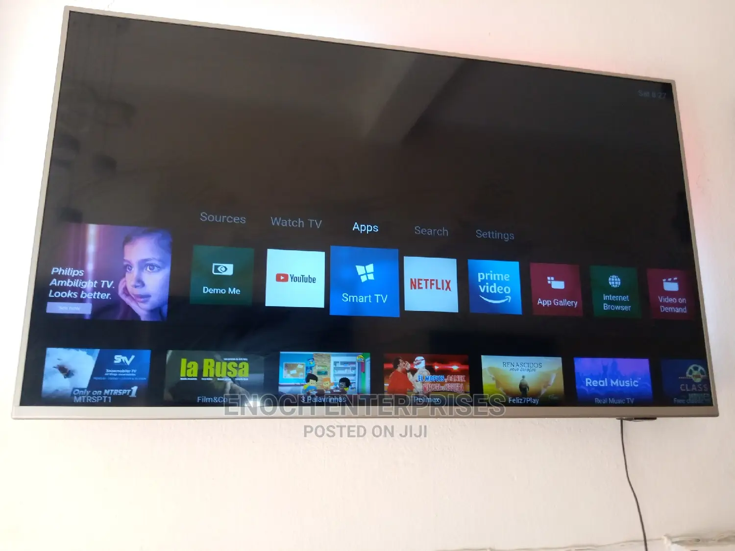 55 Inches Philips Smart TV Clean