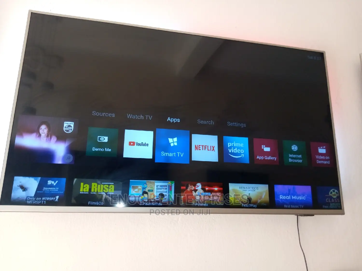 55 Inches Philips Smart TV Clean