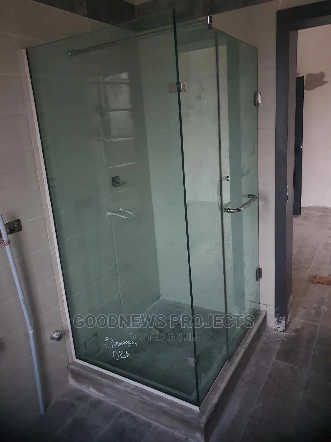 Frameless Bathroom Glass Cubicle