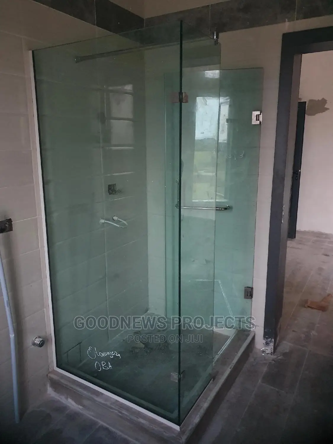 Frameless Bathroom Glass Cubicle