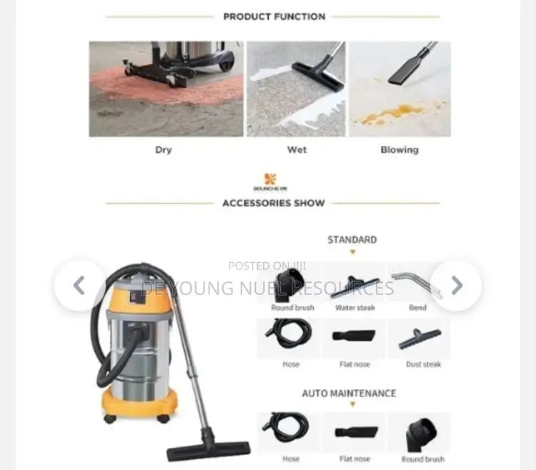 Dey and Wet Vacuum Cleaner 30L