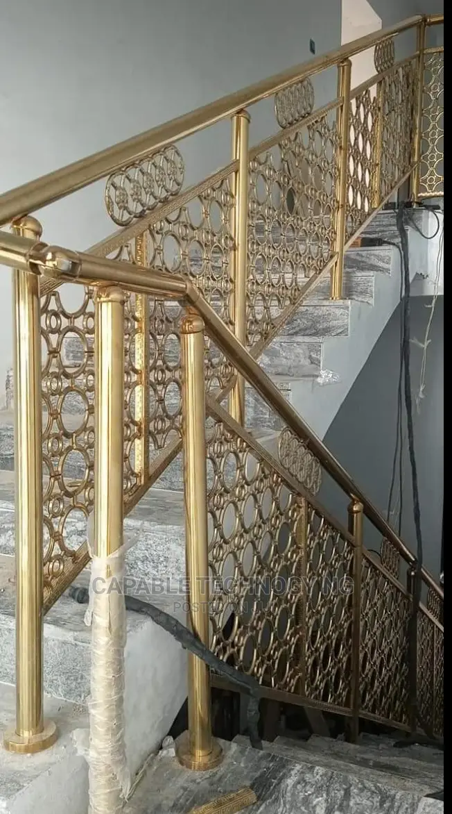Gold Stainless Handrails