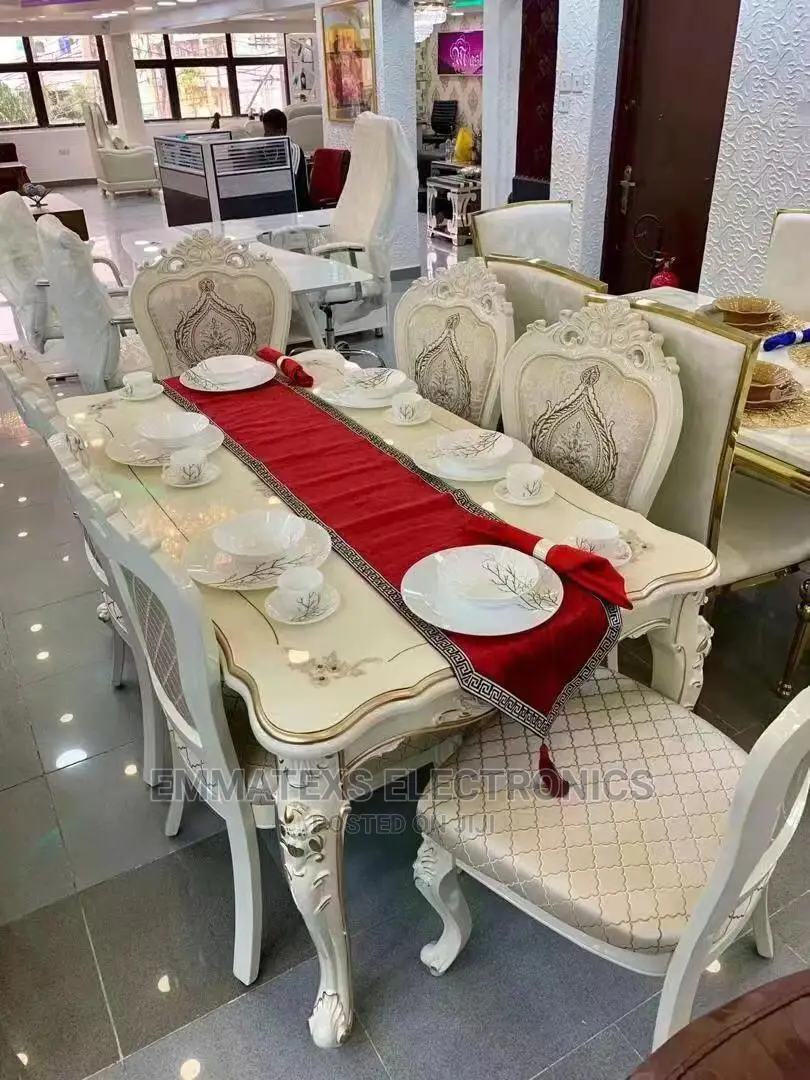Royal Dining Table With Six Chairs