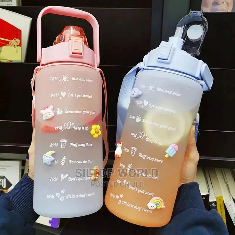 2L Water Bottle With Multinational Quotes