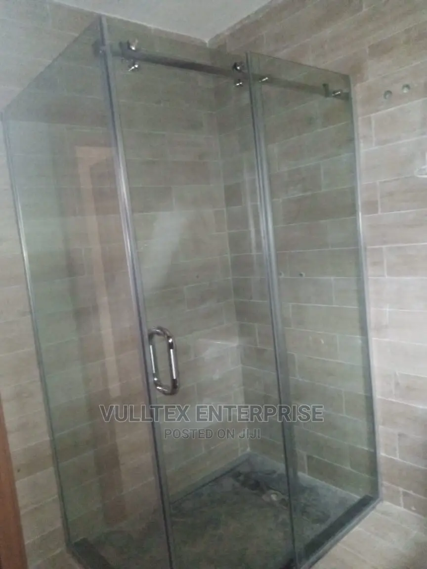 Frosted Sticker Glass Shower Cubicle