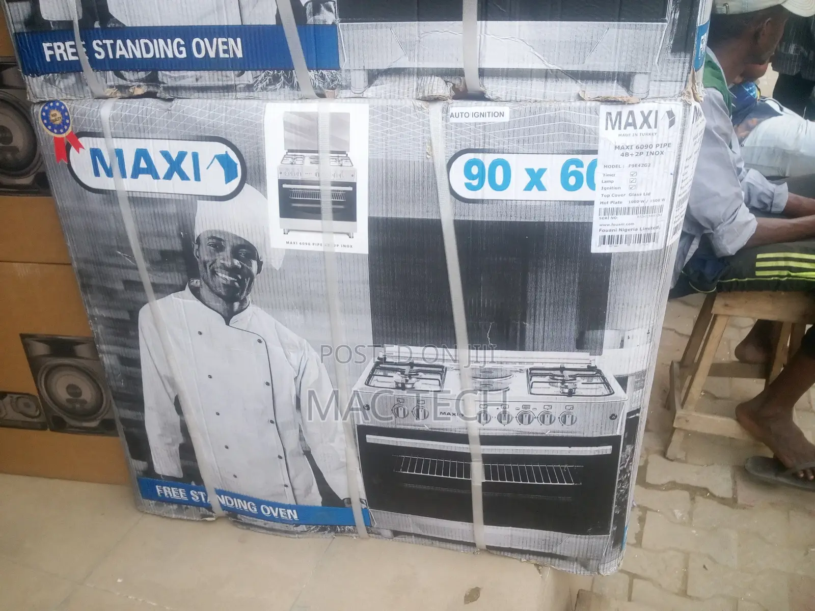 Maxi Cooker.4 Burners 2 Electric. Oven. Auto Ignition