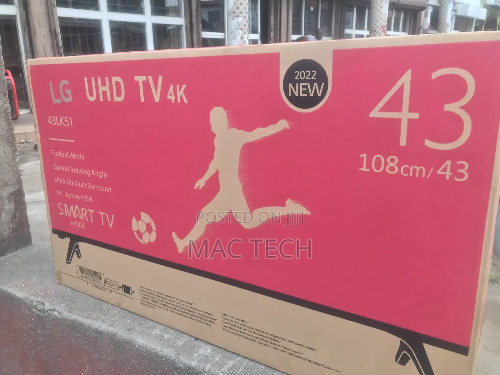 LG 43 Inches Smart Tv. Netflix, Youtube, Browser