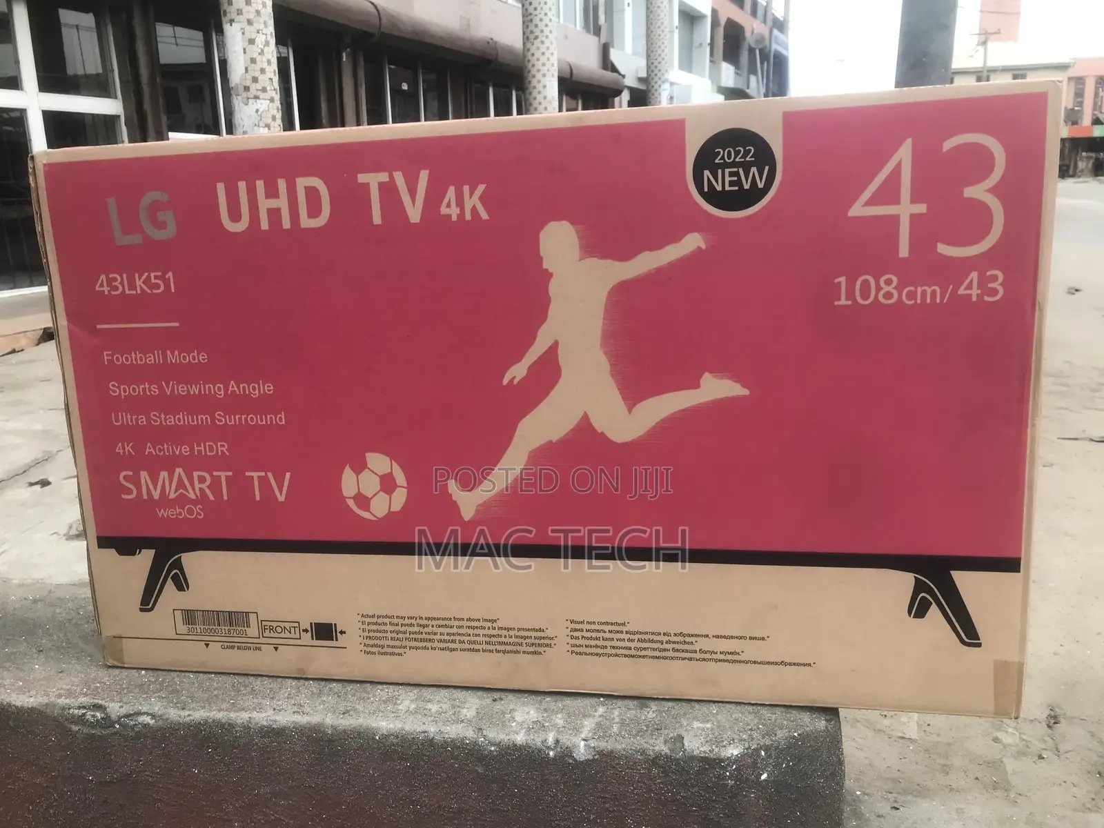 43 Inches LG Android Smart Tv. Youtube Netflix
